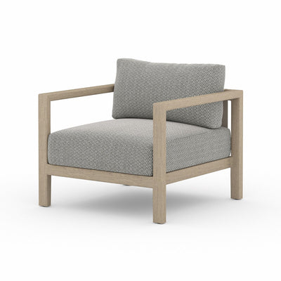 Four Hands Sonoma Outdoor Chair - Washed Brown-Patio Pelican
