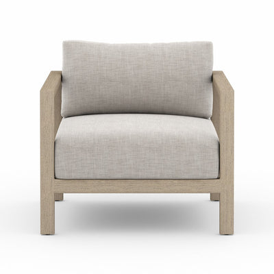 Four Hands Sonoma Outdoor Chair - Washed Brown-Patio Pelican