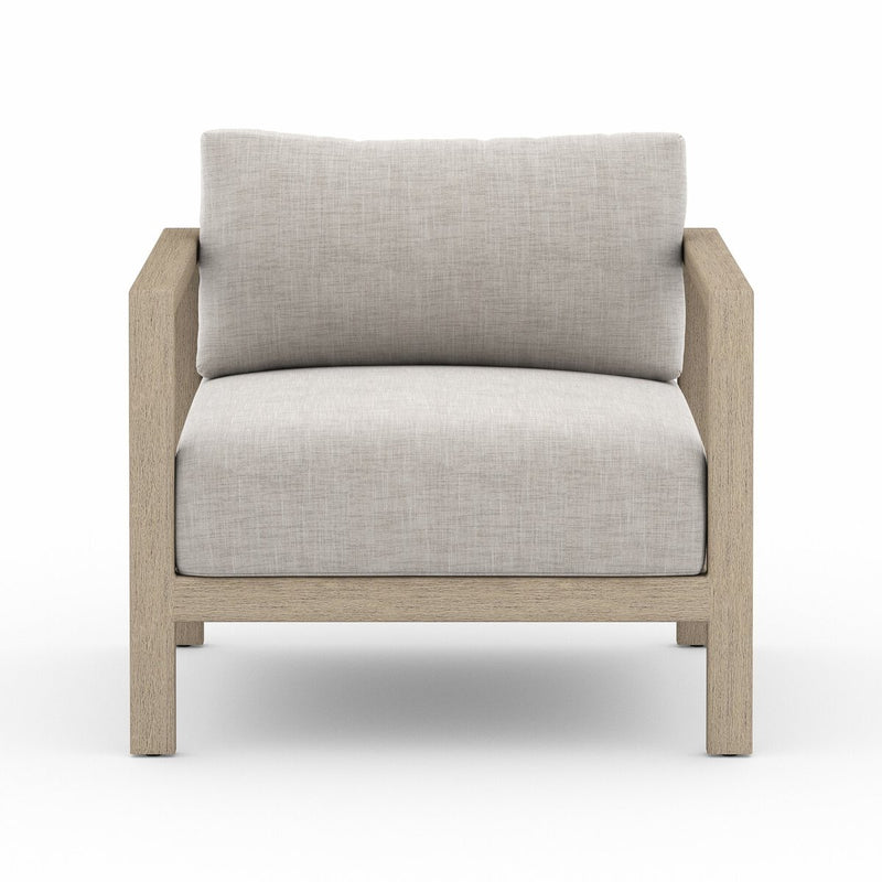 Four Hands Sonoma Outdoor Chair - Washed Brown-Patio Pelican