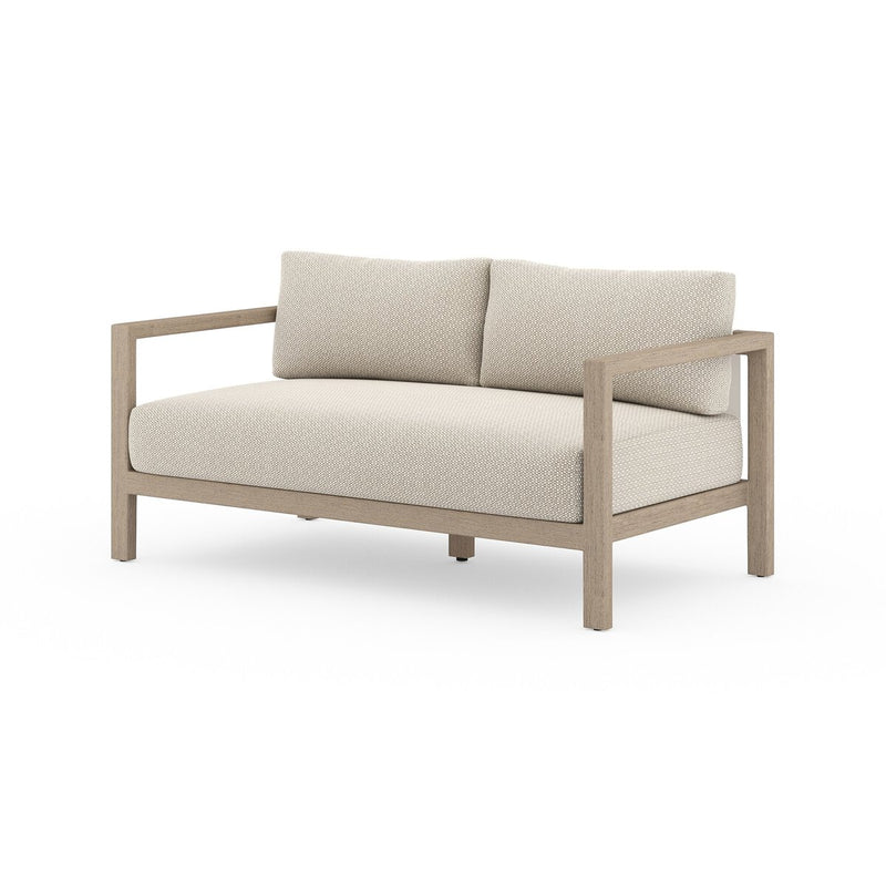 Four Hands Sonoma Outdoor Sofa – Washed Brown-Patio Pelican