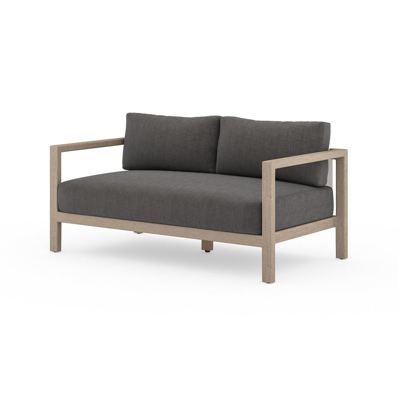 Four Hands Sonoma Outdoor Sofa – Washed Brown-Patio Pelican