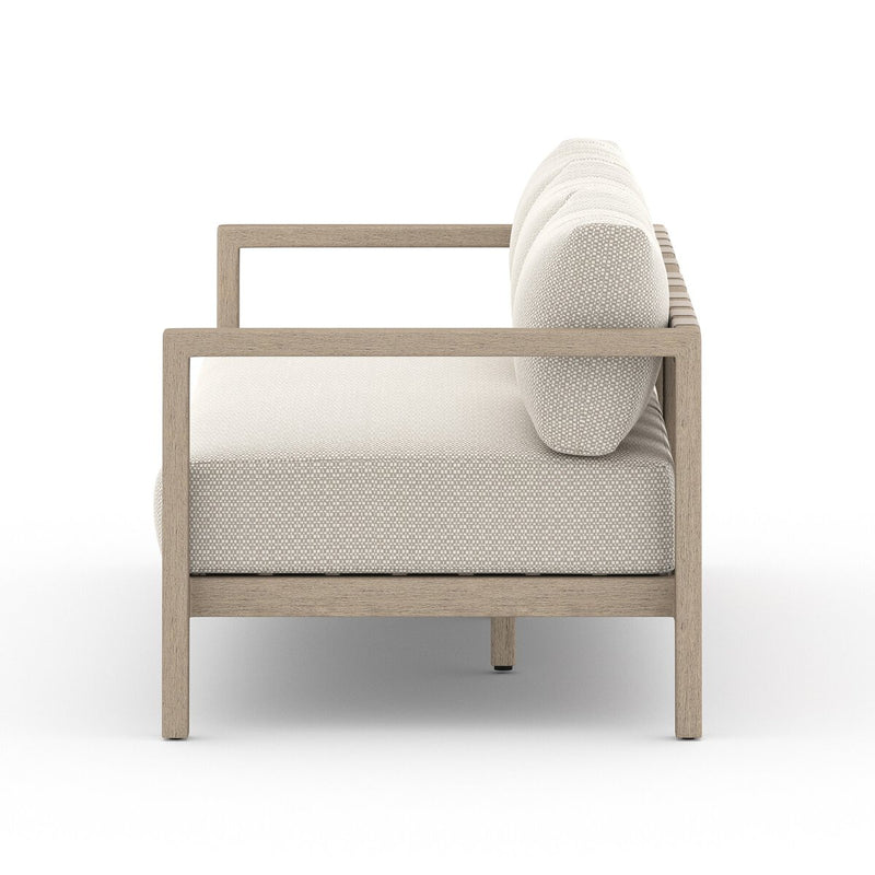 Four Hands Sonoma Outdoor Sofa – Washed Brown-Patio Pelican