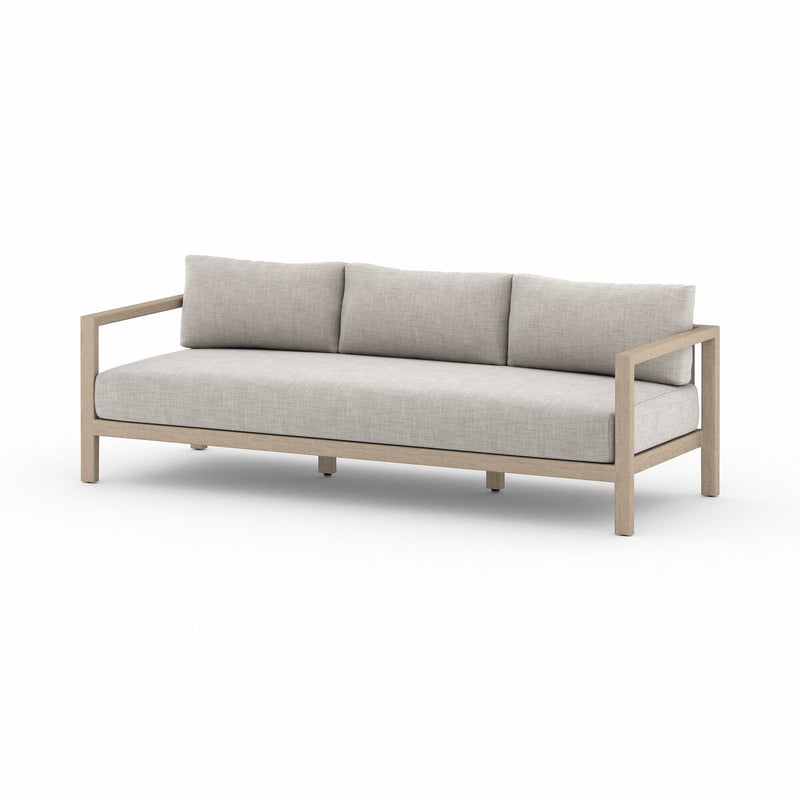 Four Hands Sonoma Outdoor Sofa – Washed Brown-Patio Pelican