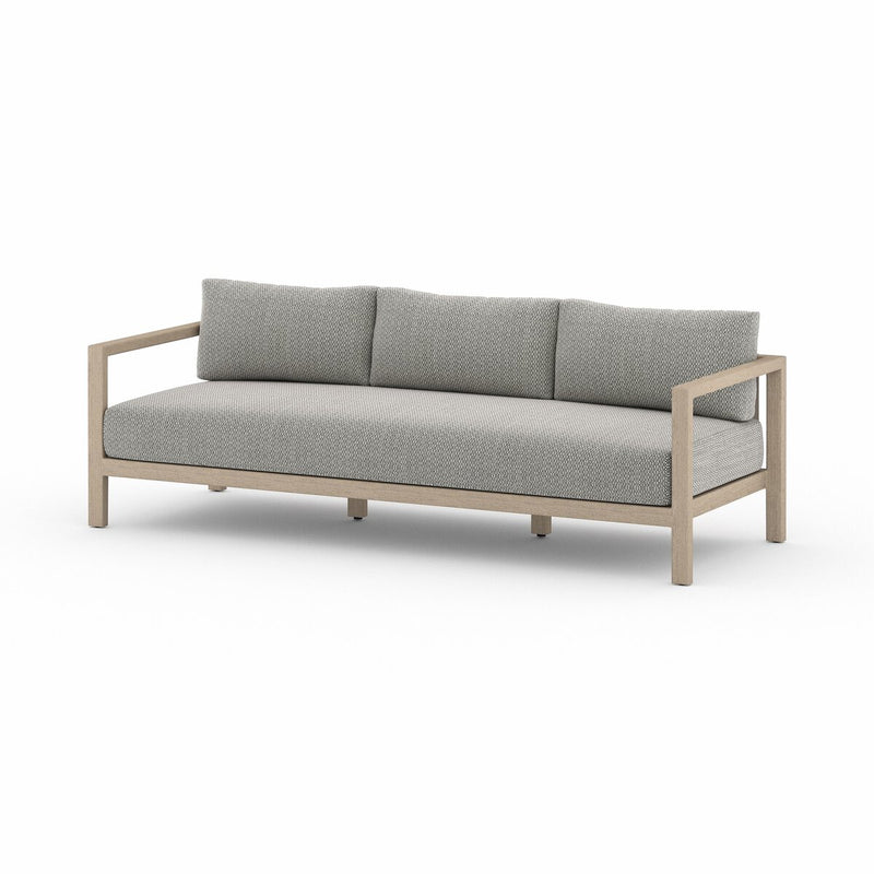 Four Hands Sonoma Outdoor Sofa – Washed Brown-Patio Pelican