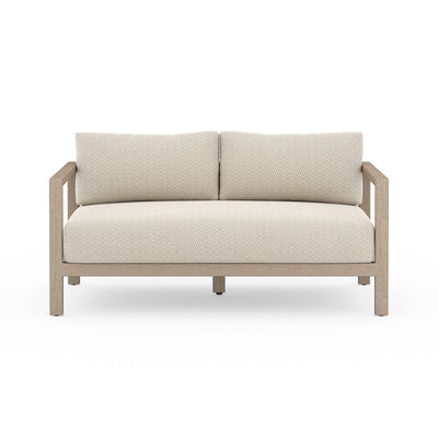 Four Hands Sonoma Outdoor Sofa – Washed Brown-Patio Pelican