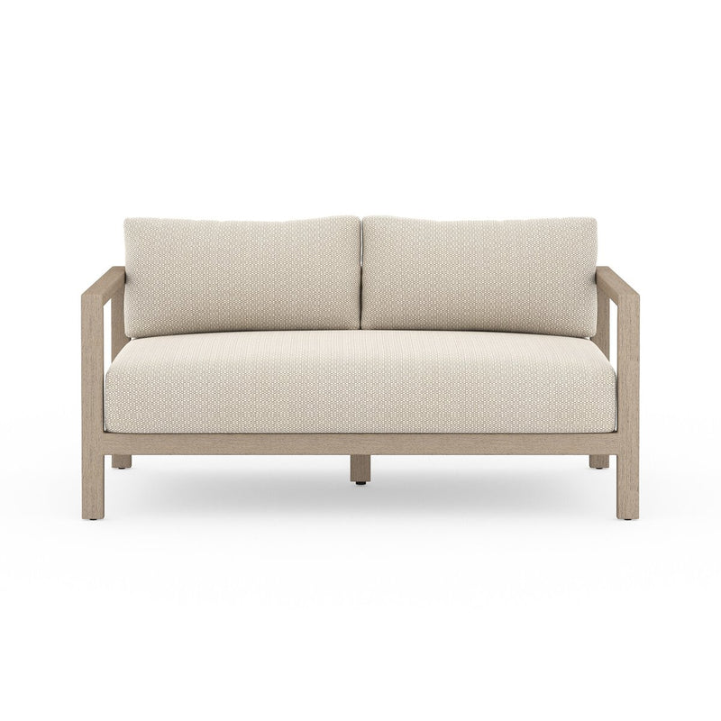 Four Hands Sonoma Outdoor Sofa – Washed Brown-Patio Pelican