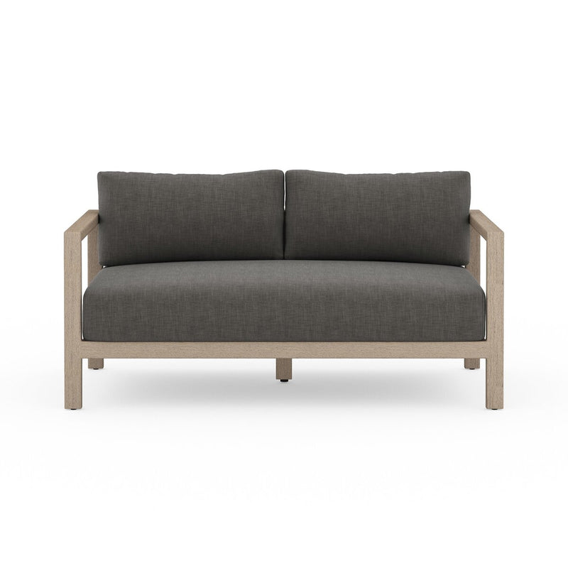 Four Hands Sonoma Outdoor Sofa – Washed Brown-Patio Pelican
