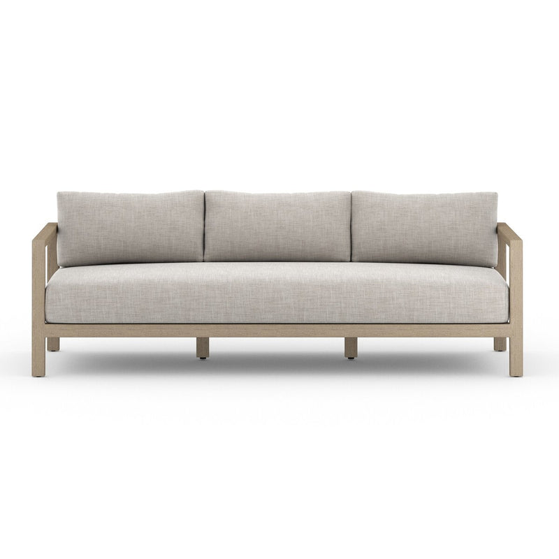Four Hands Sonoma Outdoor Sofa – Washed Brown-Patio Pelican