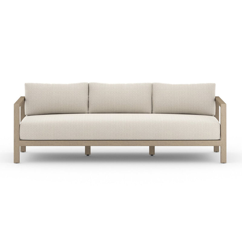Four Hands Sonoma Outdoor Sofa – Washed Brown-Patio Pelican