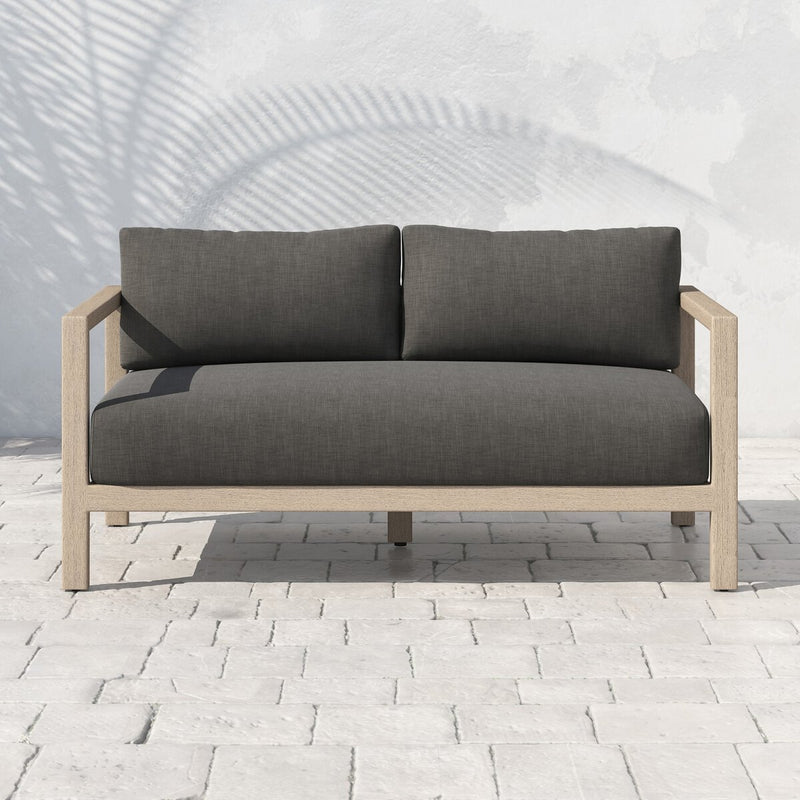 Four Hands Sonoma Outdoor Sofa – Washed Brown-Patio Pelican