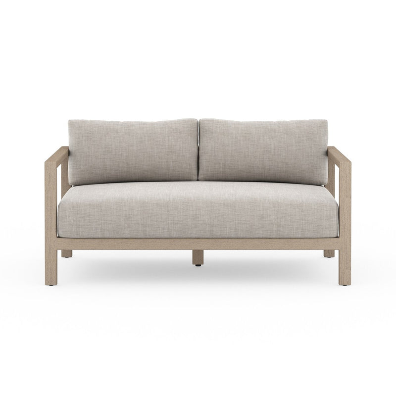 Four Hands Sonoma Outdoor Sofa – Washed Brown-Patio Pelican