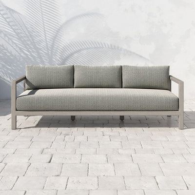 Four Hands Sonoma Outdoor Sofa – Weathered Grey-Patio Pelican