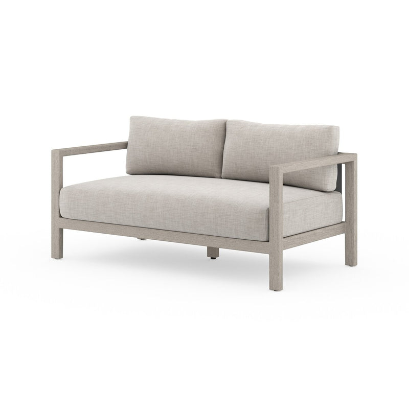 Four Hands Sonoma Outdoor Sofa – Weathered Grey-Patio Pelican