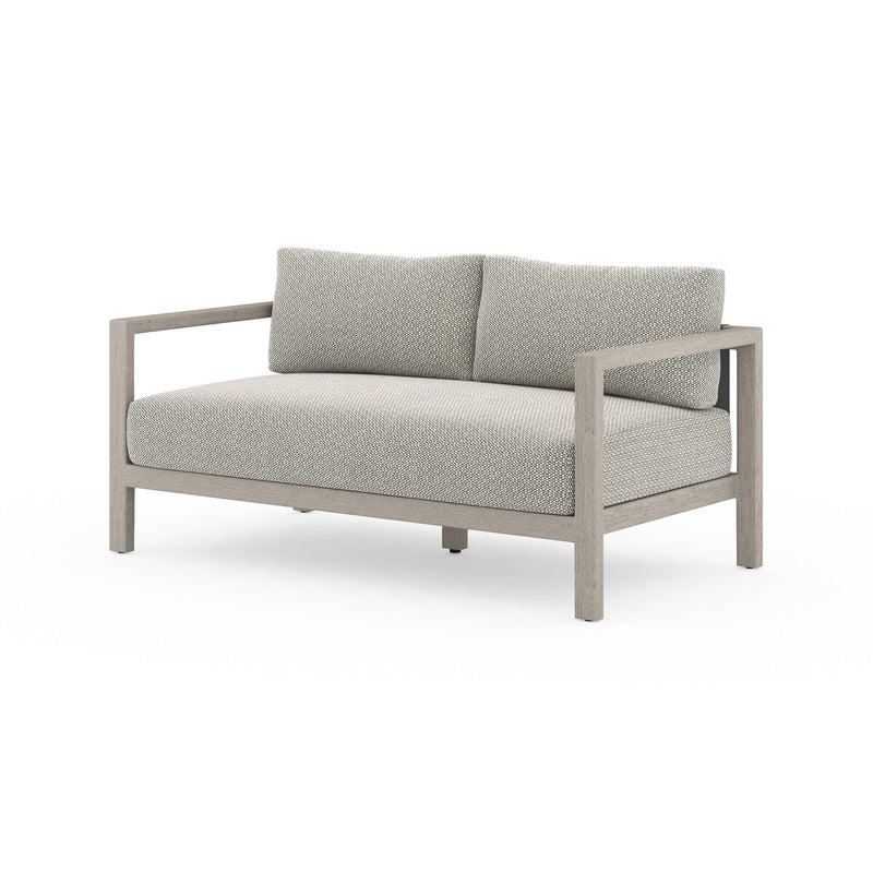 Four Hands Sonoma Outdoor Sofa – Weathered Grey-Patio Pelican