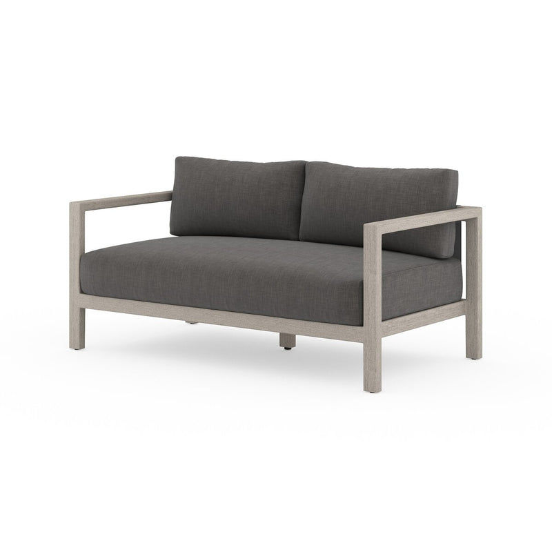 Four Hands Sonoma Outdoor Sofa – Weathered Grey-Patio Pelican