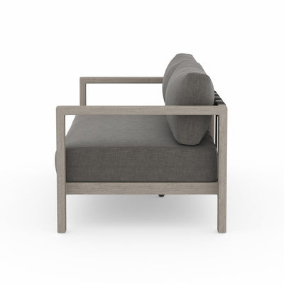 Four Hands Sonoma Outdoor Sofa – Weathered Grey-Patio Pelican