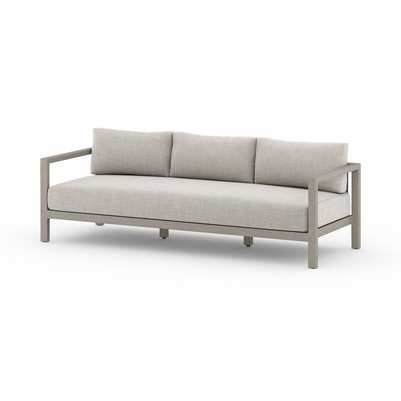 Four Hands Sonoma Outdoor Sofa – Weathered Grey-Patio Pelican