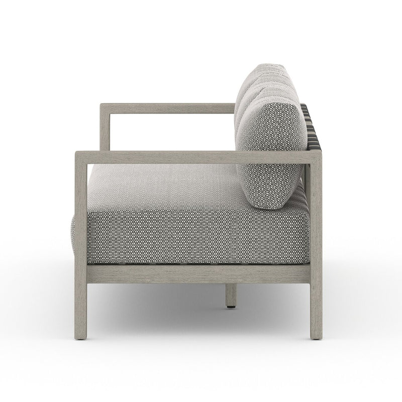 Four Hands Sonoma Outdoor Sofa – Weathered Grey-Patio Pelican