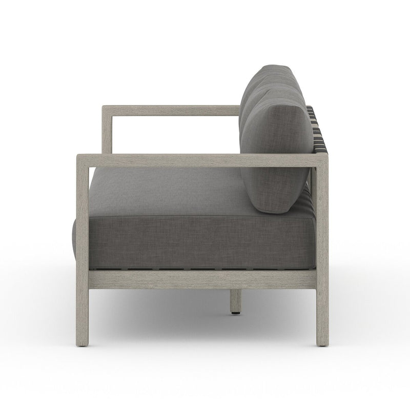 Four Hands Sonoma Outdoor Sofa – Weathered Grey-Patio Pelican
