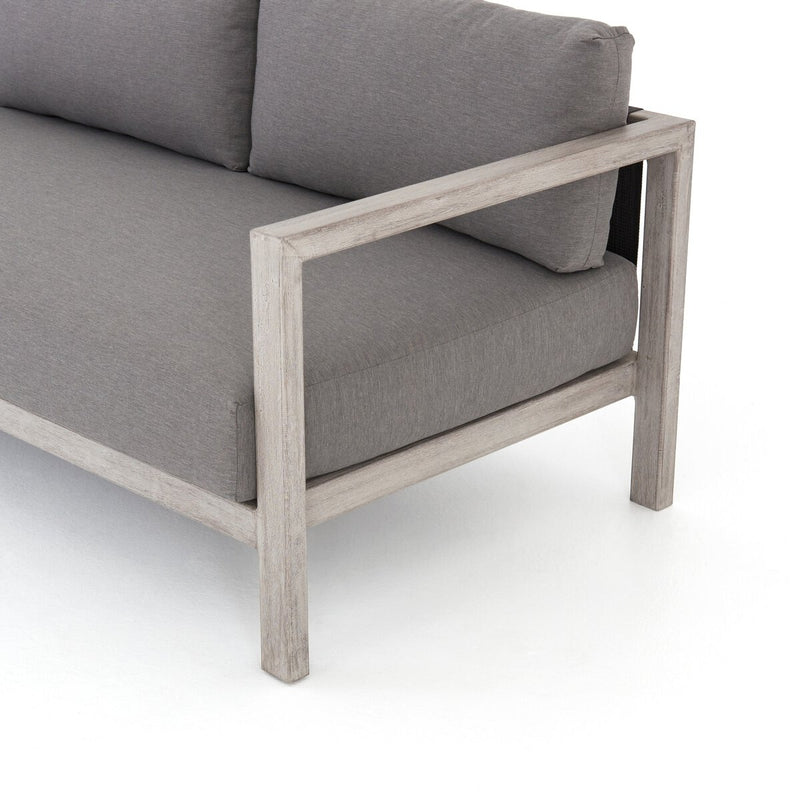 Four Hands Sonoma Outdoor Sofa – Weathered Grey-Patio Pelican
