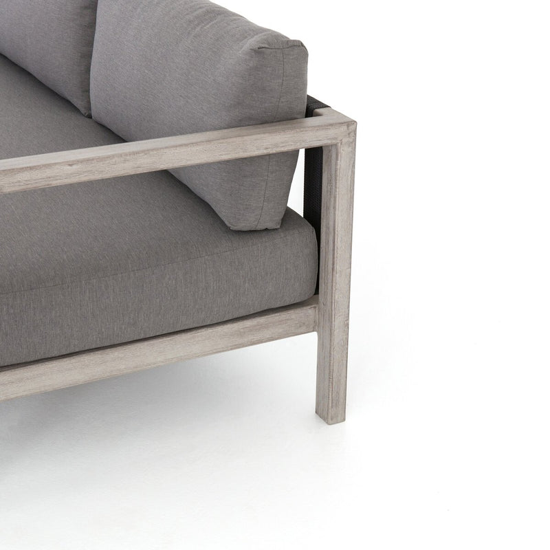 Four Hands Sonoma Outdoor Sofa – Weathered Grey-Patio Pelican