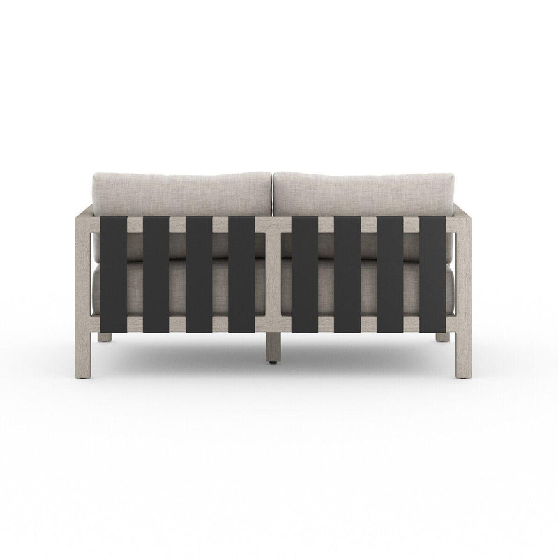 Four Hands Sonoma Outdoor Sofa – Weathered Grey-Patio Pelican