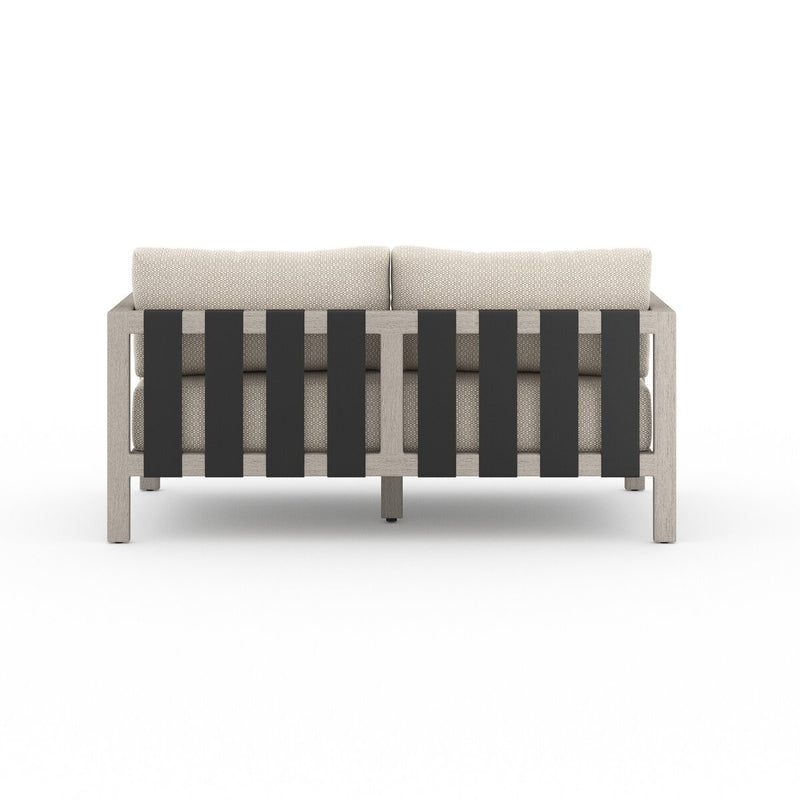 Four Hands Sonoma Outdoor Sofa – Weathered Grey-Patio Pelican