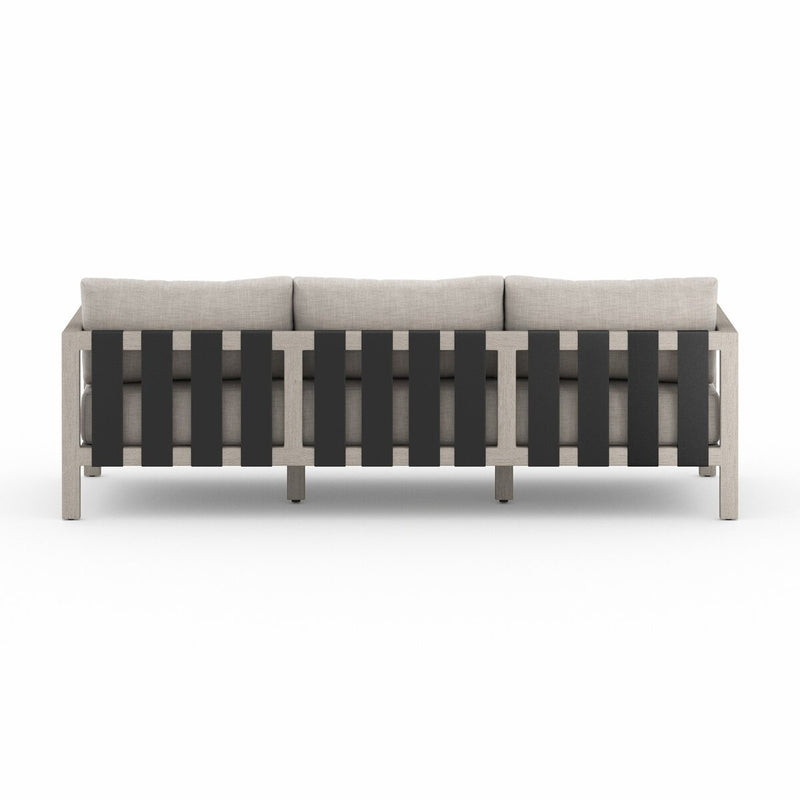 Four Hands Sonoma Outdoor Sofa – Weathered Grey-Patio Pelican