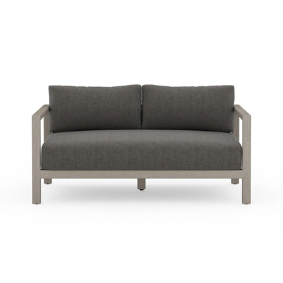 Four Hands Sonoma Outdoor Sofa – Weathered Grey-Patio Pelican