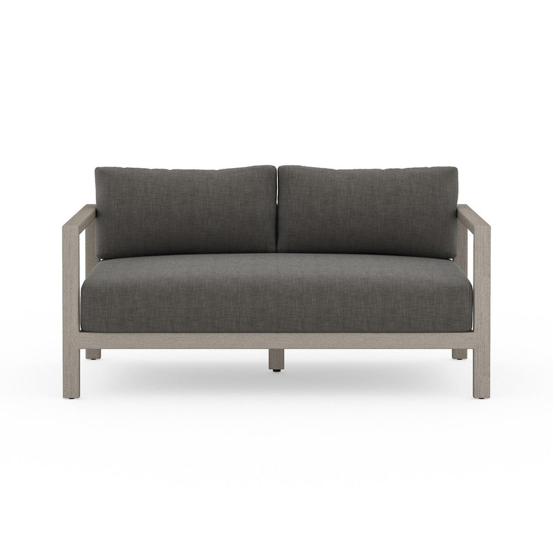 Four Hands Sonoma Outdoor Sofa – Weathered Grey-Patio Pelican