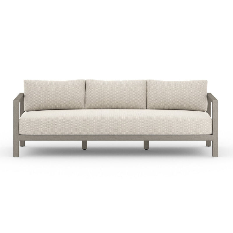 Four Hands Sonoma Outdoor Sofa – Weathered Grey-Patio Pelican