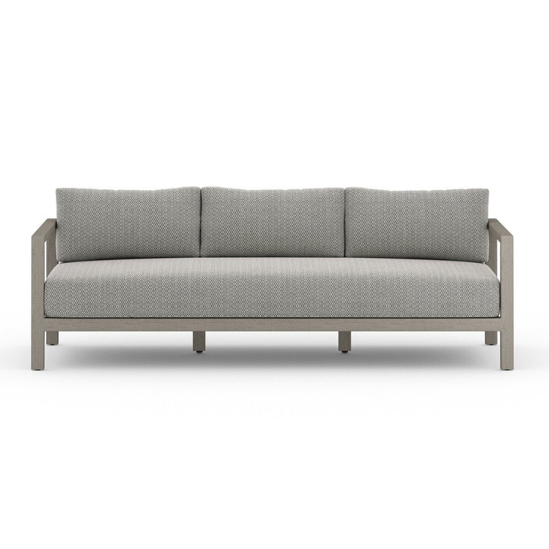 Four Hands Sonoma Outdoor Sofa – Weathered Grey-Patio Pelican