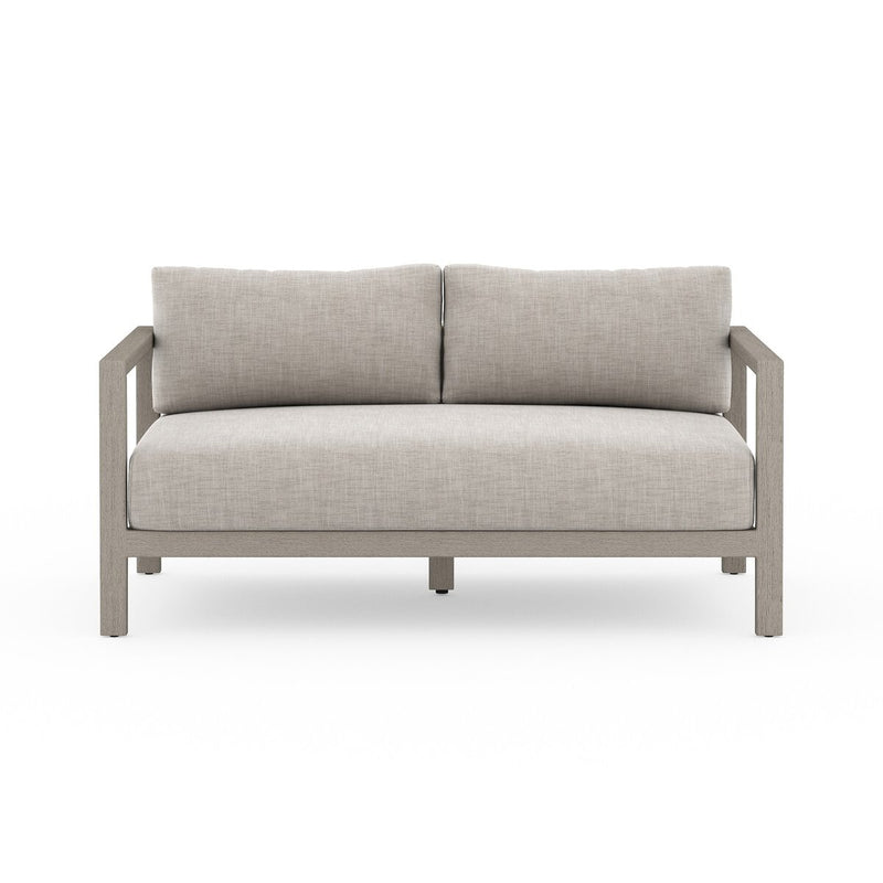 Four Hands Sonoma Outdoor Sofa – Weathered Grey-Patio Pelican