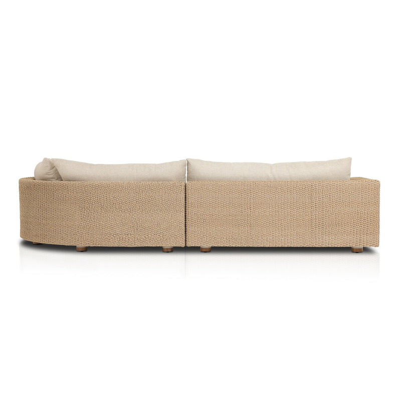 Four Hands Sylvan Outdoor 2-Piece Sectional Sofa With Chaise-Patio Pelican