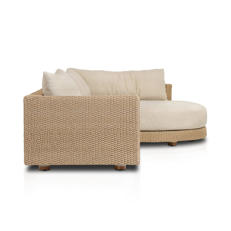 Four Hands Sylvan Outdoor 2-Piece Sectional Sofa With Chaise-Patio Pelican