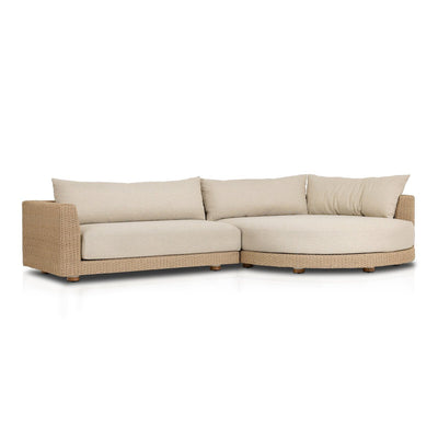 Four Hands Sylvan Outdoor 2-Piece Sectional Sofa With Chaise-Patio Pelican