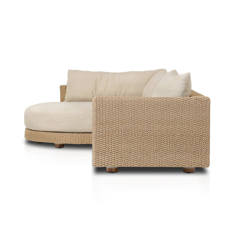 Four Hands Sylvan Outdoor 2-Piece Sectional Sofa With Chaise-Patio Pelican