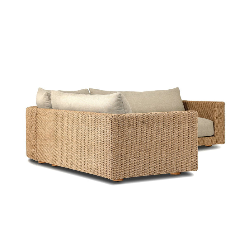 Four Hands Sylvan Outdoor 3-Piece Sectional Sofa-Patio Pelican