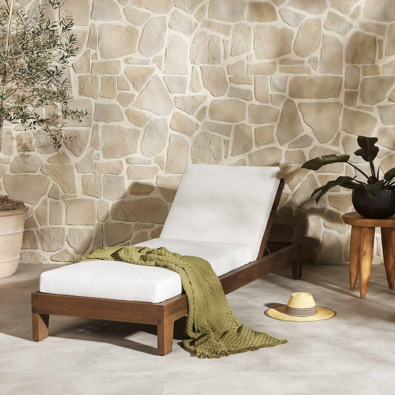 Four Hands Verona Outdoor Chaise-Patio Pelican
