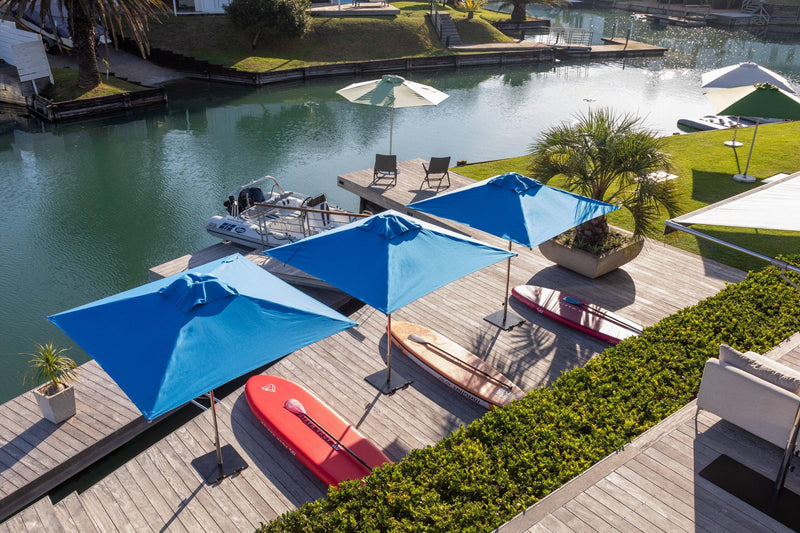 Inox Center Pole Umbrella - Woodline Shade Solutions-Patio Pelican