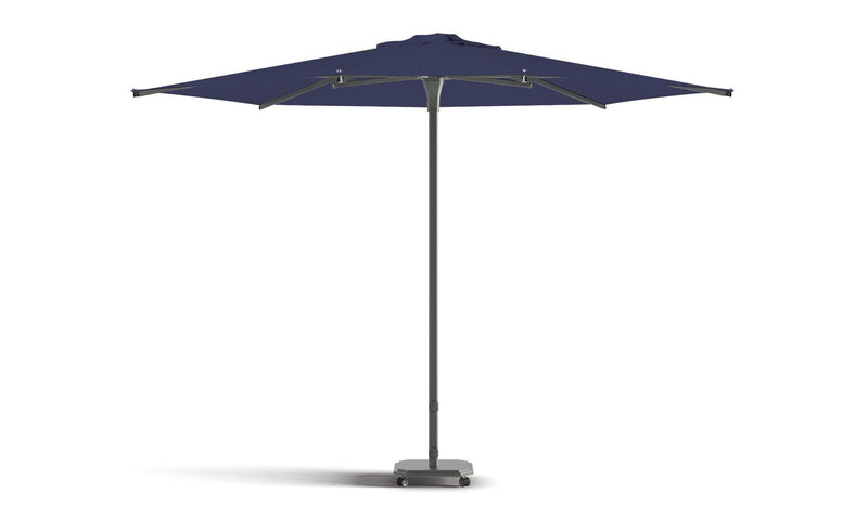 Jardinico JCP-101 Centerpost 9' Hexagon Umbrella Navy / Charcoal