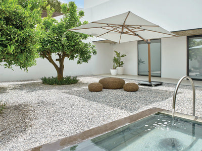 Jardinico JCP-301 Sidepost 10' Square Umbrella-Patio Pelican