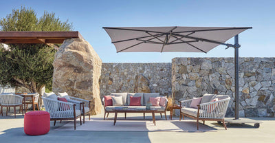 Jardinico JCP-301 Sidepost 10' Square Umbrella-Patio Pelican