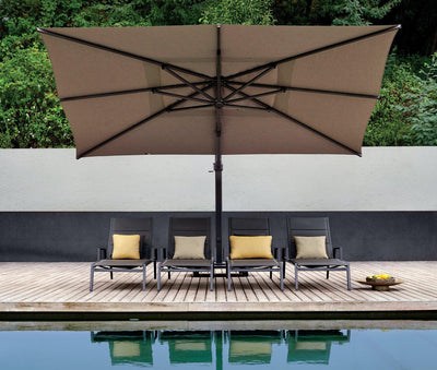 Jardinico JCP-401 Sidepost Rectangle Umbrella-Patio Pelican