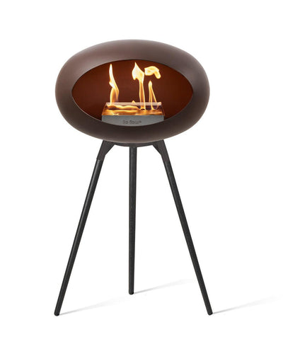 Le Feu Dome Ground Wood High Indoor/Outdoor Fireplace - Mocca-Patio Pelican