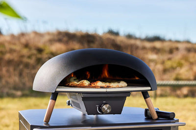 Le Feu Turtle Black Gas Powered Pizza Oven-Patio Pelican
