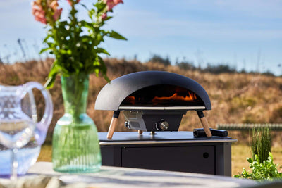 Le Feu Turtle Black Gas Powered Pizza Oven-Patio Pelican