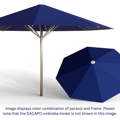 May Parasols 10' 10" Dacapo Round Umbrella-Patio Pelican