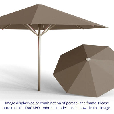 May Parasols 10' 10" Dacapo Round Umbrella-Patio Pelican