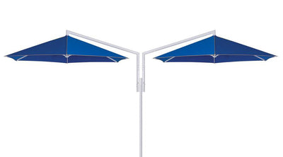May Parasols 13' 1" Duo Rialto Round Umbrella-Patio Pelican